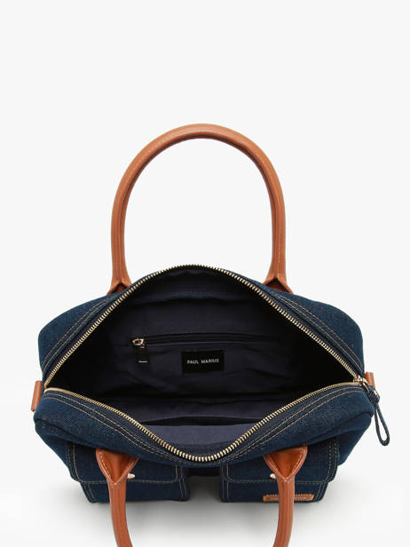 Cross Body Tas Denim Brut Paul marius Blauw denim brut DANDSDEB ander zicht 2